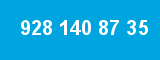 928 140 87 35 928 140 87 35